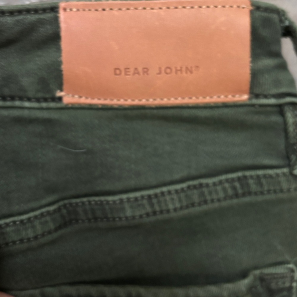 Dear John Olive Green Straight Leg Jeans - Picture 7 of 11